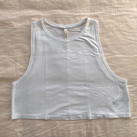 BNWOT⎜Aritzia The Group by Babaton⎜ROCKET TANK⎜WHITE - Picture 6 of 13